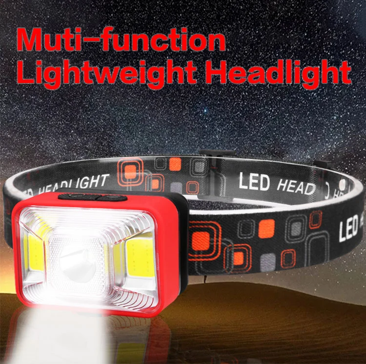 Brightenlux Factory Wholesale Waterproof Emergency Rechargeable COB LED Tactical Mini Headlamp