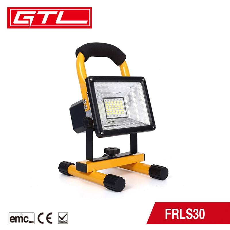 Rechargeable Floodlight LED Work Light, Portable Floodlight with USB Waterproof for Outdoor Hiking, Camping, Emergency Security Lights (FRLS30)