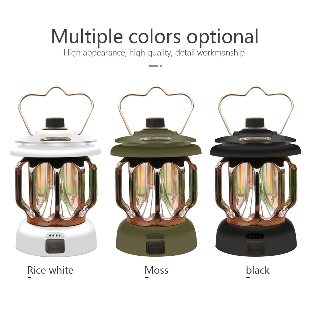LED Outdoorr Camping Light lantern, 3 Lighting Modes for Outdoor Hiking, Camping and Emergency, USB Charging.