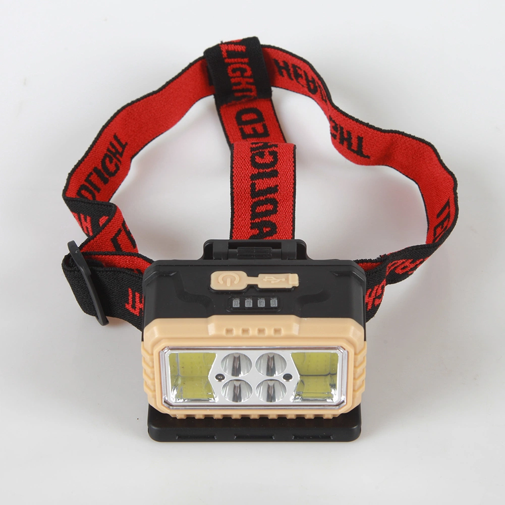 Yichen Solar Powered Motion Sensor LED+COB Headlamp