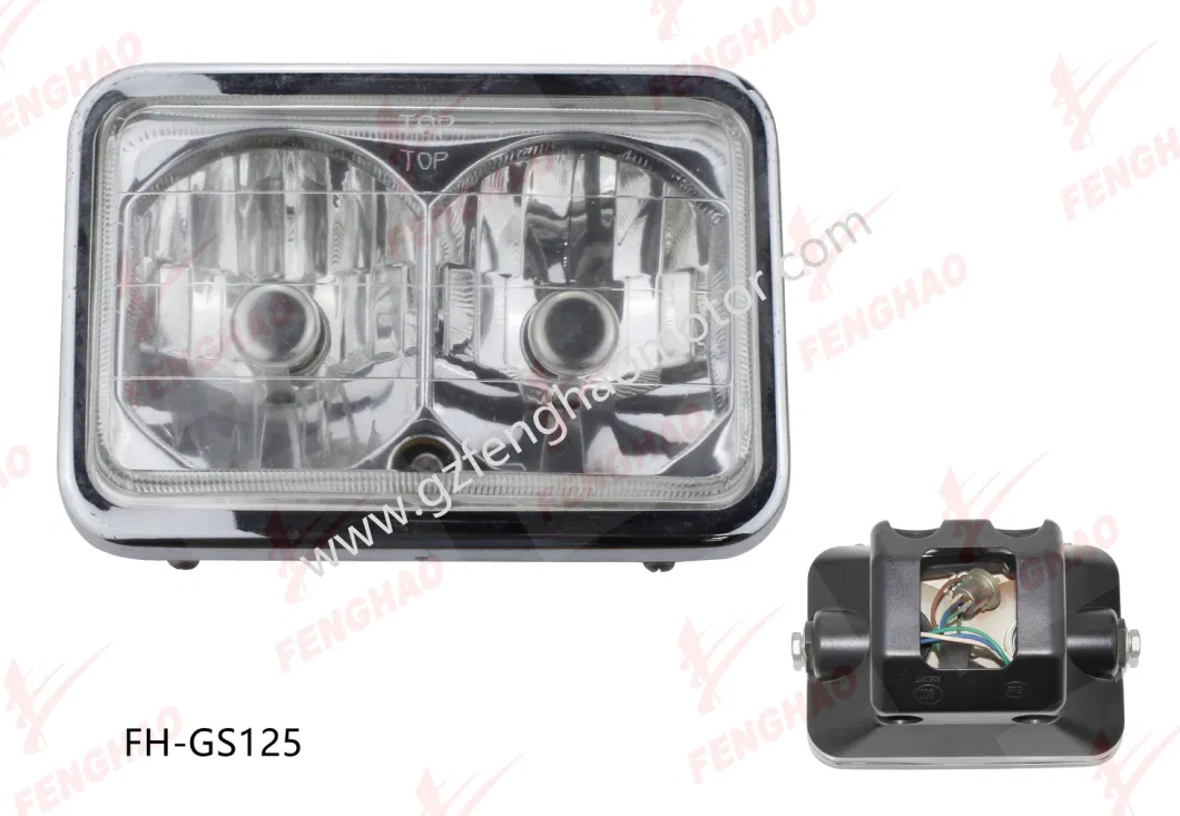 Hot Sale Motorcycle Spare Parts Headlamp Headlight Suzuki GS125/Ax100/Tx200