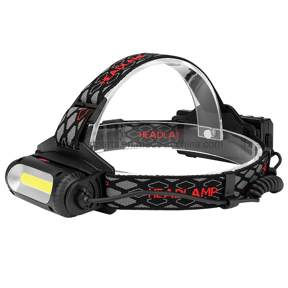 Super Bright COB Headlamp Portable Rechargeable Head Torch Zoomable LED Head Lamp Flashlight Torch Powerful Hunting LED Headlamp