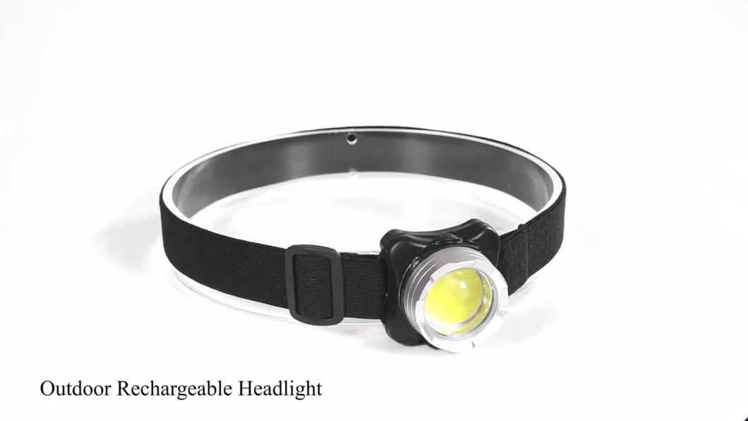 Glodmore2 New Style Running Riding High Power Waterproof Head Band Light, Portable USB Rechargeable Small COB LED Hoofdlamp Headlamp