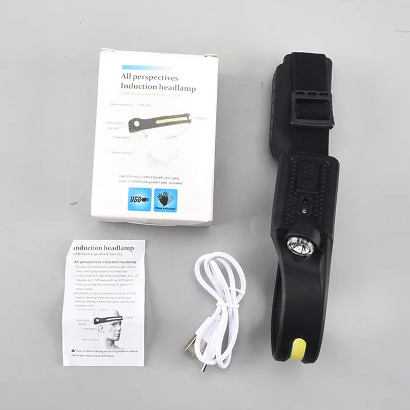 Hot Sell USB Rechargeable Headlamp COB LED Headlamp