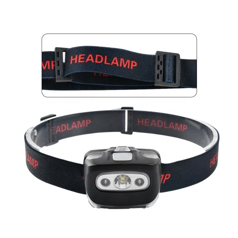 Glodmore2 Factory Supply ABS Plastic Long Range Outdoor Hiking Camping Running Waterproof Lightweight 5W High Power LED Headlamp