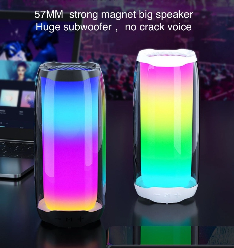 Camping Wireless Bluetooth Outdoor Speaker with Colourful LED Light Bluetooth T25-Ultimate