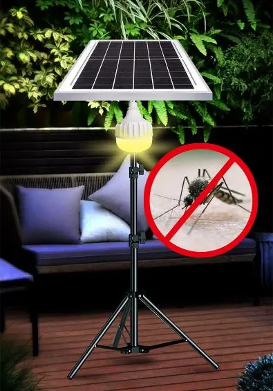 Remote Control Bracket Type Multi-Functional Mosquito Prevention Outdoor Camping Solar Bulb Light