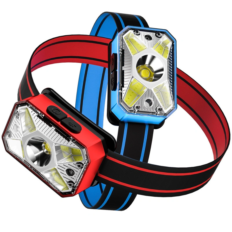 Goldmore11 LED Sensor Outdoor Waterproof Aluminium Alloy Rechargeable Xpg Powerful Head Light Headlamps Ready to Ship