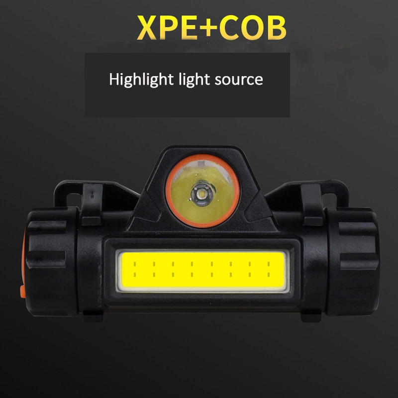 LED Camping USB Strong Light Fishing Lamp COB Head Lamp