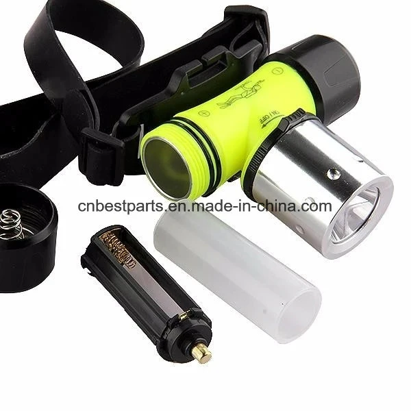 Super Bright Fishing Waterproof LED Head Torch Lamp Quality Diving Head Torch Light Camping Hunting LED Headlight Battery Powered LED Headlamp