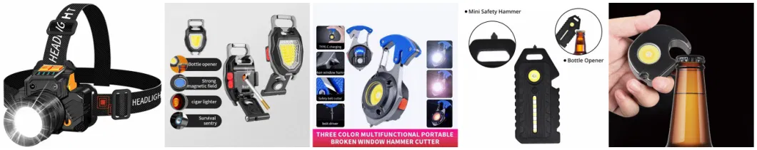 New Style Portable LED Headlight Ultra Wide Angle COB Rechargeable Headlamp for Outdoor Hunting