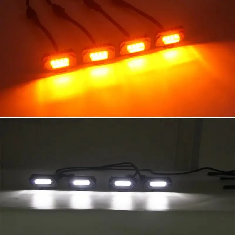 2020-2021 Grille LED Amber White Lights for Toyota Tacoma Grille Light