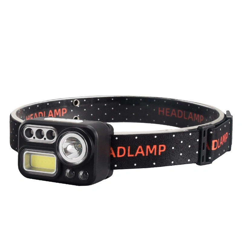 Rechargeable Motion Sensor Camping LED Head Torch Headlamp