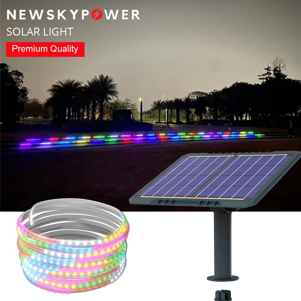 2023 RGB Remote Control Solar Christmas Outdoor Waterproof Garden String Lights 480LEDs Fairy Lights for Xmas Yard Porch Camping Decoratio