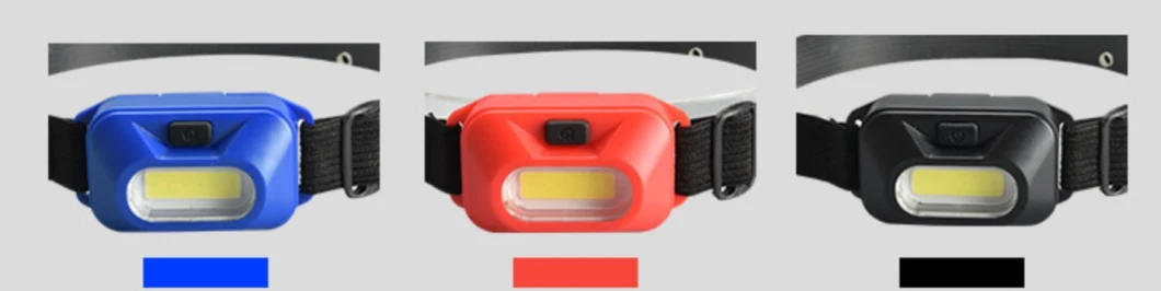 Outdoor Camping Hiking Gear Suitable COB Battery Headlamp
