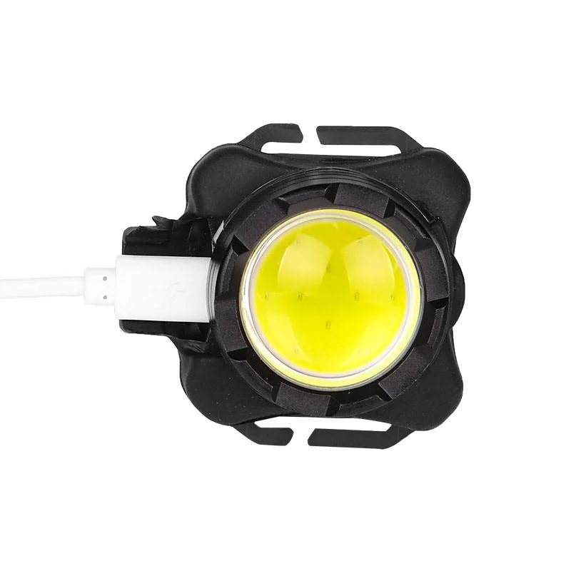 Glodmore2 New Style Running Riding High Power Waterproof Head Band Light, Portable USB Rechargeable Small COB LED Hoofdlamp Headlamp