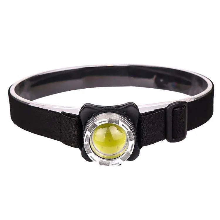 Glodmore2 New Style Running Riding High Power Waterproof Head Band Light, Portable USB Rechargeable Small COB LED Hoofdlamp Headlamp