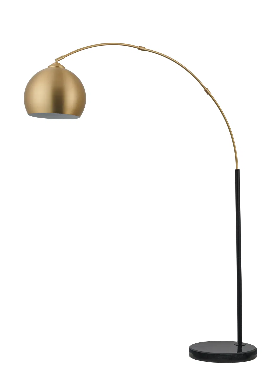 2 Color Bronze Metal Shade Stand Lamp, Fishing Light with Marble Base