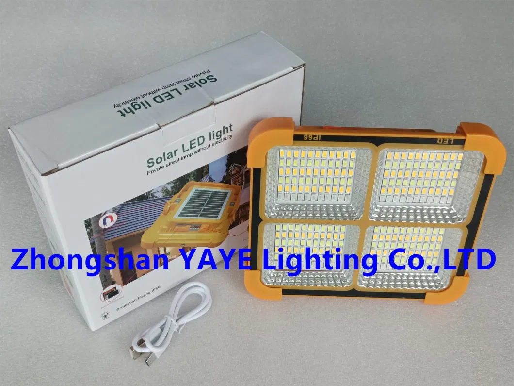 Yaye Salable Factory Price CE Portable Mini 50W/100W/200W Lithium Battery Solar LED Camping Lighting with 3 Years Warranty/ 1000PCS Stock/Best Supplier