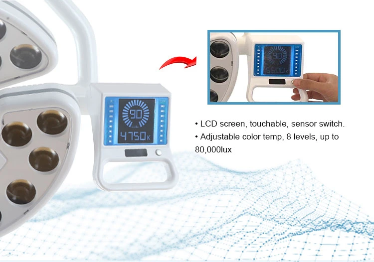 Easy to Operate Double Single Headlight Dental Lamp LED Light with Low Price