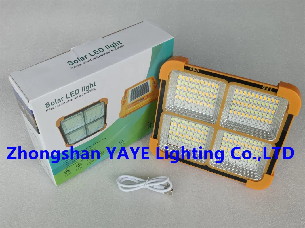 Yaye Salable Factory Price CE Portable Mini 50W/100W/200W Lithium Battery Solar LED Camping Lighting with 3 Years Warranty/ 1000PCS Stock/Best Supplier