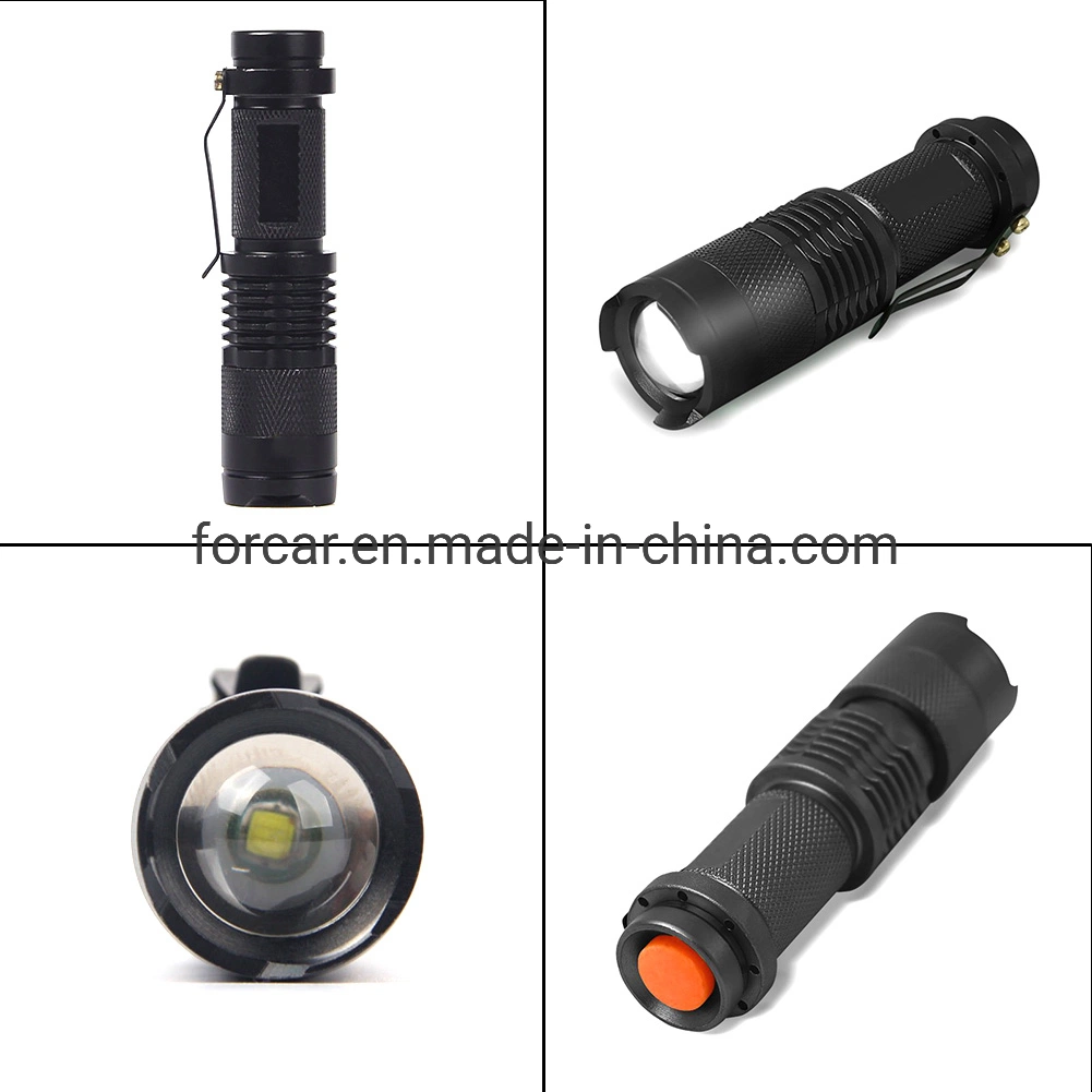 Green Flashlight Light Detector with Zoom LED for Fishing and Hunting