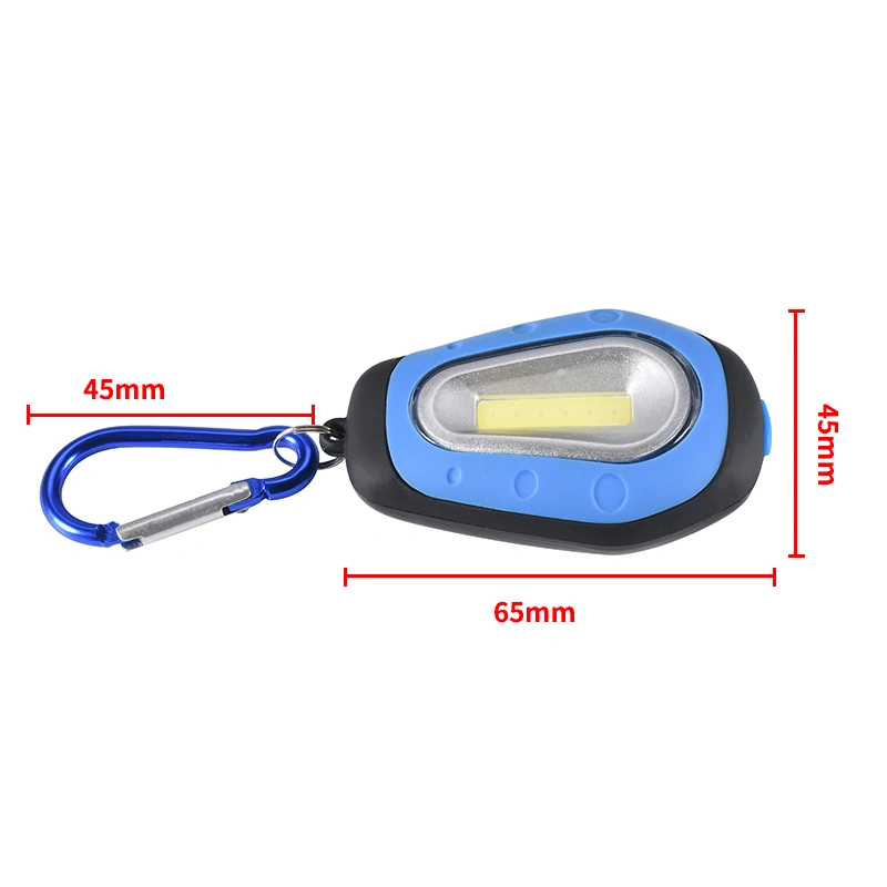 Wholesale Quality Portable Mini LED COB Key Torch Outdoor Buckle Night Fishing Light Pendant Work Light