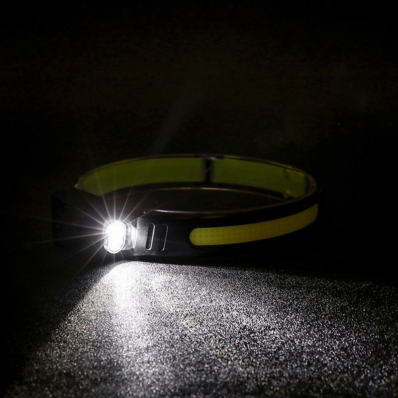 LED Intelligent Rechargeable Headlight Motion Sensor COB Rechargeable Headlamp Portable Outdoor