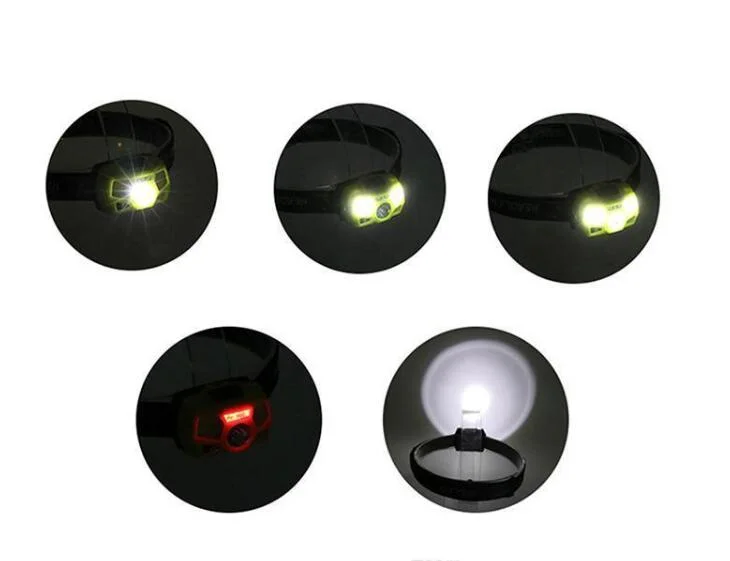 Wholesale Rechargeable COB XPE Adjustable Head Torch Headlamp with Sensor Inductive Switch Portable Camping Emergency LED Headlight Quality LED Lighting
