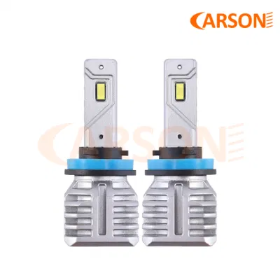Carson N1s-H11 3570csp 20W 6000K proveedores chinos Baja Precio Auto Linterna FRONTAL LED con ventilador