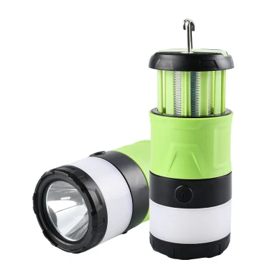  La impresión de logotipo Glodmore2 Venta caliente de verano de la mazorca de carga USB LED Lámpara de Asesino de mosquitos resistentes al agua de la luz de camping con imán
