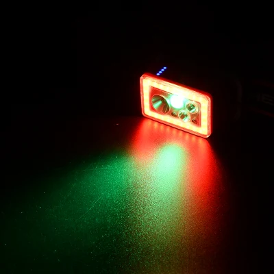 Brightenlux multifunción recargables de 800 lúmenes RGB Sensor de la mano de Faros Faros de LED de exterior