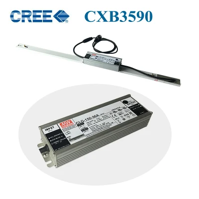 Gases de Efecto Crees Cxb 3590 3000K Lights 100W 200W LED de mazorca DIY Kits de luces de crecer
