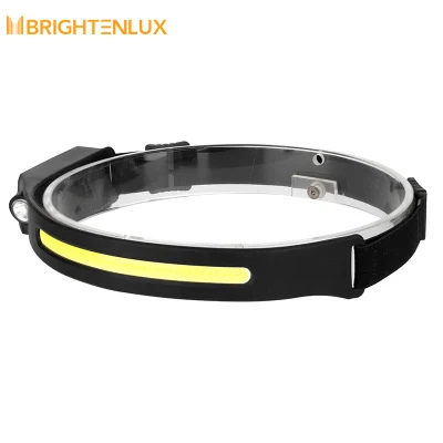 Brightenlux ligero personalizado resistente al agua en funcionamiento el sensor LED recargable COB FARO