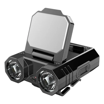 Linterna frontal LED con sensor de movimiento recargable USB para exteriores