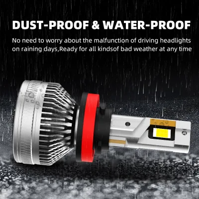 Daylead High Power 130W 13000lm Bulbos de coche H4 H1 H11 Linterna frontal LED CANbus H7