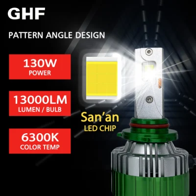 Nuevo producto de llegada Universal Car Accessories Bulb 130W H7 Chino Linterna frontal LED para coche al por mayor