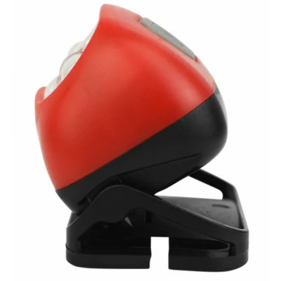 Rojo Advertencia linterna recargable de cabeza intermitente lámpara exterior impermeable Camping Faro 3,7V 1200mAh Caza Faro LED de emergencia