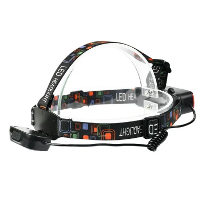 Glodmore2 Suministro de la fábrica de la correa ajustable de 1*18650 USB Batería recargable de Faros Faros de LED con 4 modos de inducción