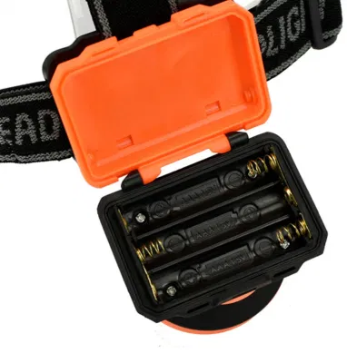 Lámpara de linterna portátil de cabeza de batería de linterna de cabeza caliente Faro de emergencia Camping con faro LED COB ajustable