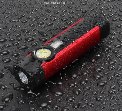 Inspección de coches al por mayor Trabajo destacado portátil recargable de mano Trabajo magnético Luz de emergencia LED de camping Luz de trabajo