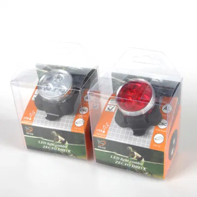Yichen recargables USB delantera y trasera de la luz de bicicleta Bicicleta Luz LED