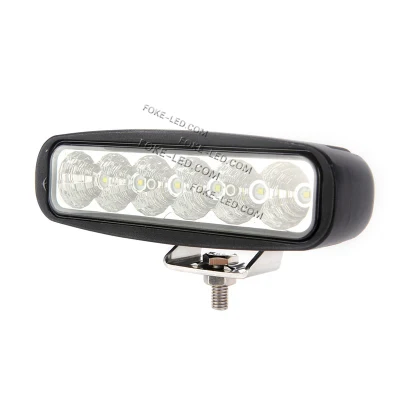 Faro delantero LED de fábrica de 6&quot; 18W con foco de inundación Viga para topadoras de camiones, etc.