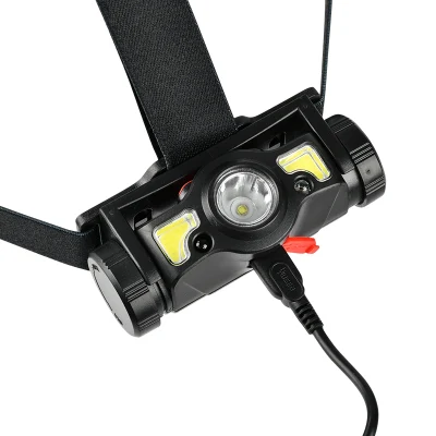 Brightenlux 2 en 1 batería recargable multifunción para minería motocicleta a prueba de agua Faro LED COB