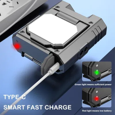 Linterna frontal LED con sensor de movimiento recargable USB para exteriores