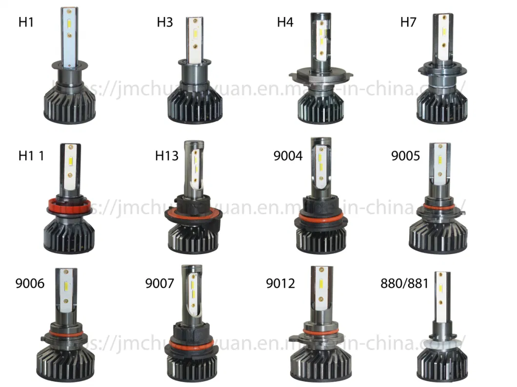 New LED Car Light High Power R3 LED Headlight Car 9006 Auto LED Headlight Hb4 Hot Sale Car LED Bulbs LED Car Headlights 6000K