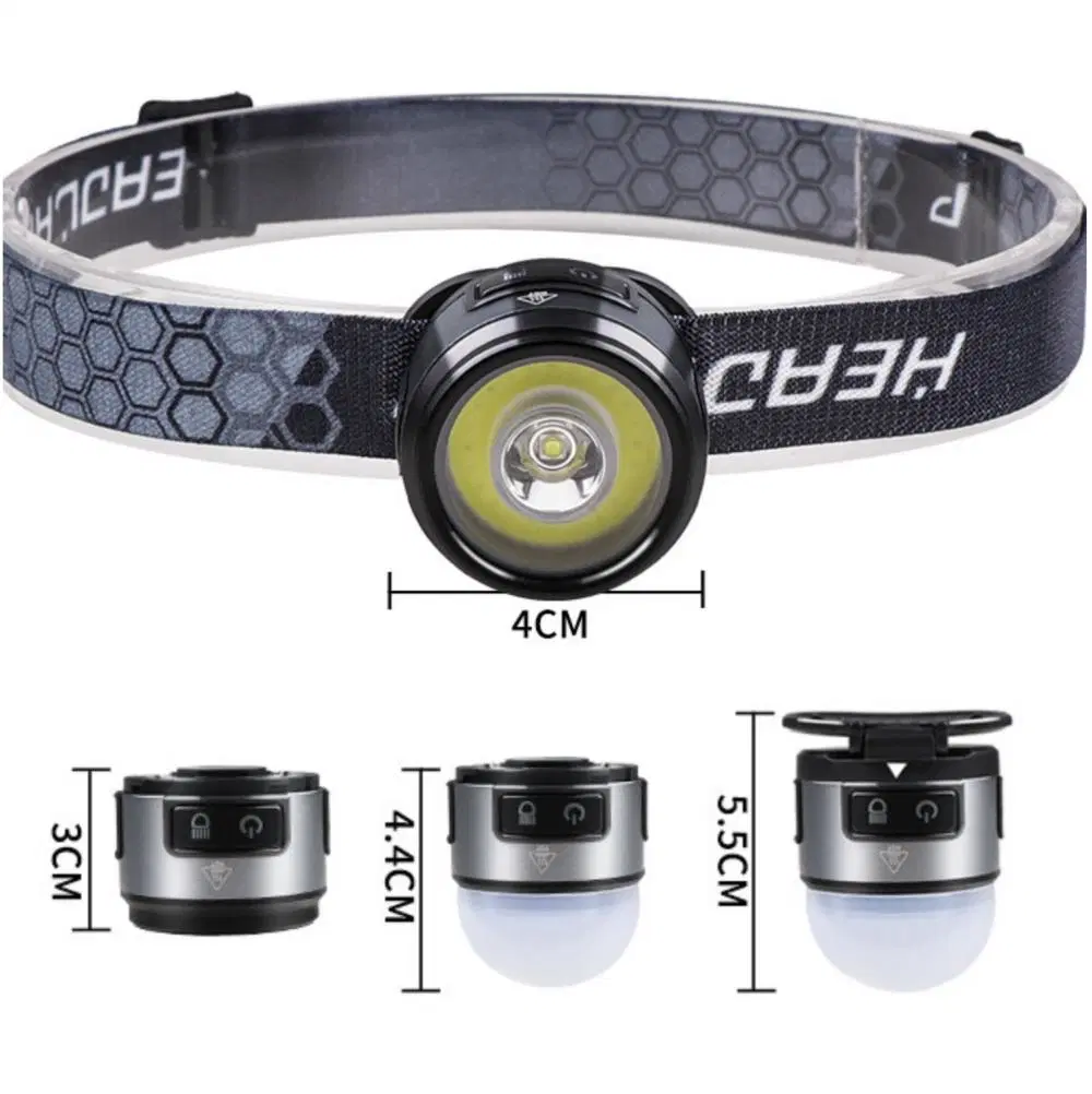 7 Work Modes Mini Emergency Head Torch Car Outdoor Camping Inspection Headlamp COB Rechargeable LED L&aacute; Mpara De Cabeza Headlamp with Magnet Hanging Hook