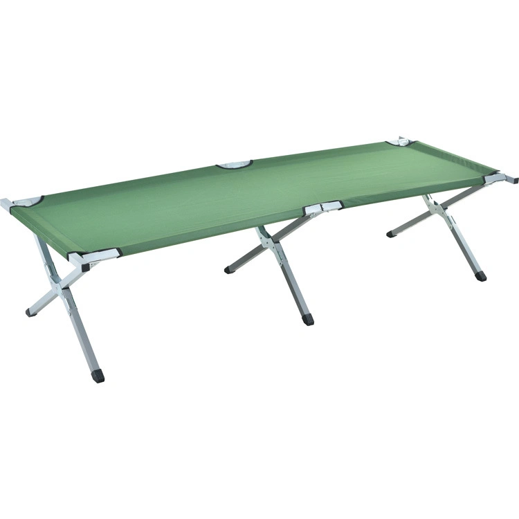 Aluminum Alloy Outdoor Folding Camping Bed Tactical Outdoor Folding Lightweight Ultra-Light Ultra-Wide Folding Bed