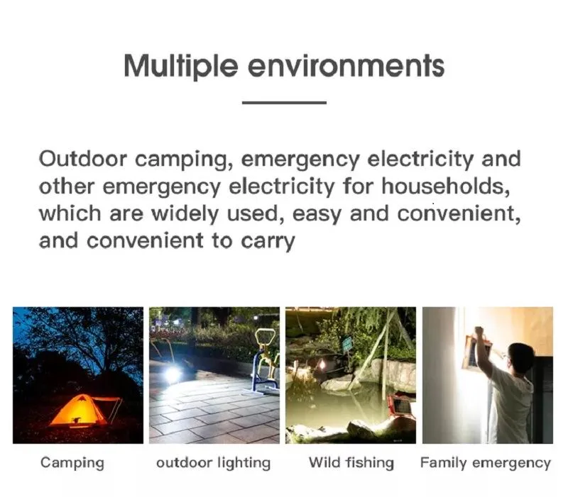 Outdoor Used Dimming Color LED Solar Pack Lamp Camping Light