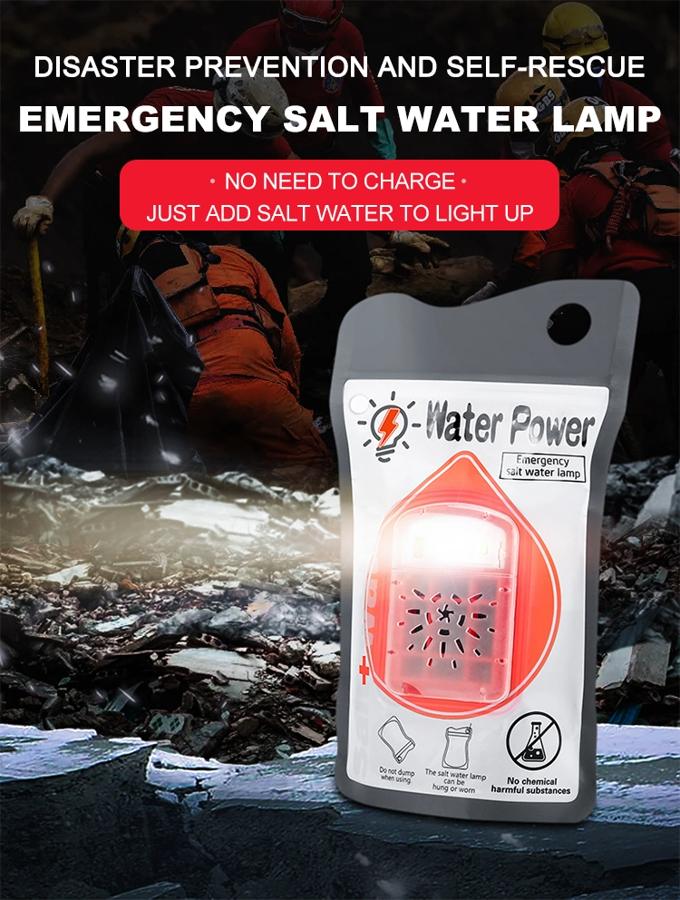 LED Brine Camping Light Outdoor Portable Travel Emergency Salt Water Light